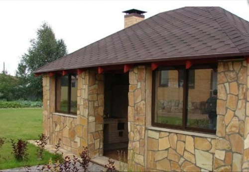 Плитняк златолит жёлтый для фасада 1,5-3 см купить в Тюмени