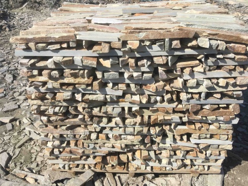 Горбушка златолит золотистый для облицовки купить в Тюмени