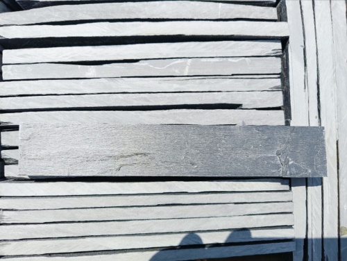 Плитка чёрная из натурального камня фасадная 30 см * 5 см, толщина 7 мм -30 мм купить в Тюмени