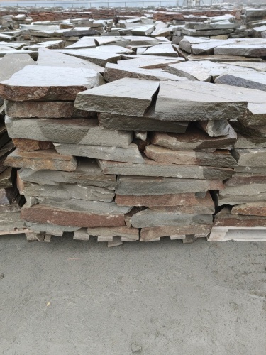 Плитняк песчаник серо-зелёный для мощения 60-65 мм купить в Тюмени